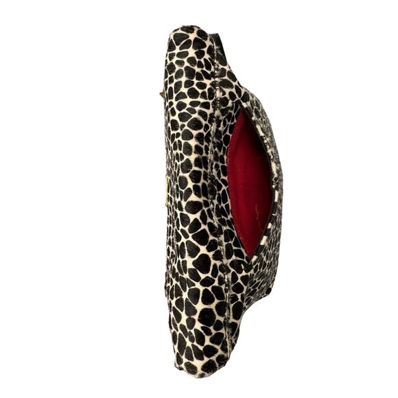 Hammitt VIP Medium Dapple Calf Hair Crossbody Black White Brushed Gold - Picture 4 of 16